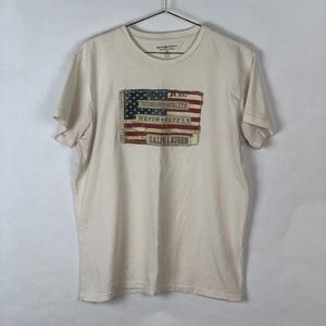 Ralph Lauren Denim & Supply Mens Size M Flag Tee
